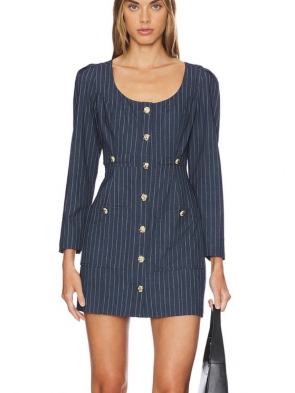 Line & Dot navy mini dress